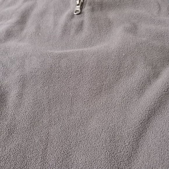 SO Juniors Black and Heather Gray Fleece Quarter Zip Pullover Sweatshirt Size XL - Picture 7 of 12